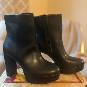 Mix No. 6 Black Heeled Boots